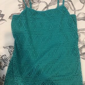 Express textured cami sz lg